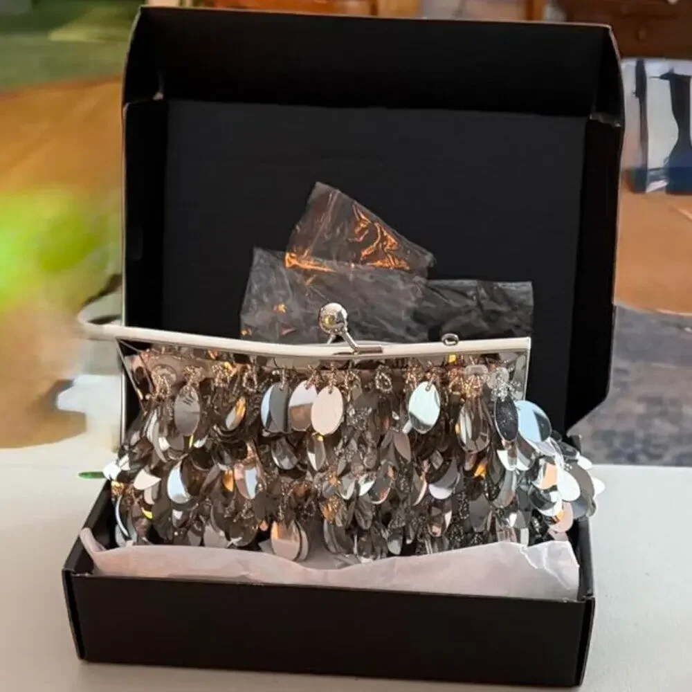 Val Boutique sparkly silver